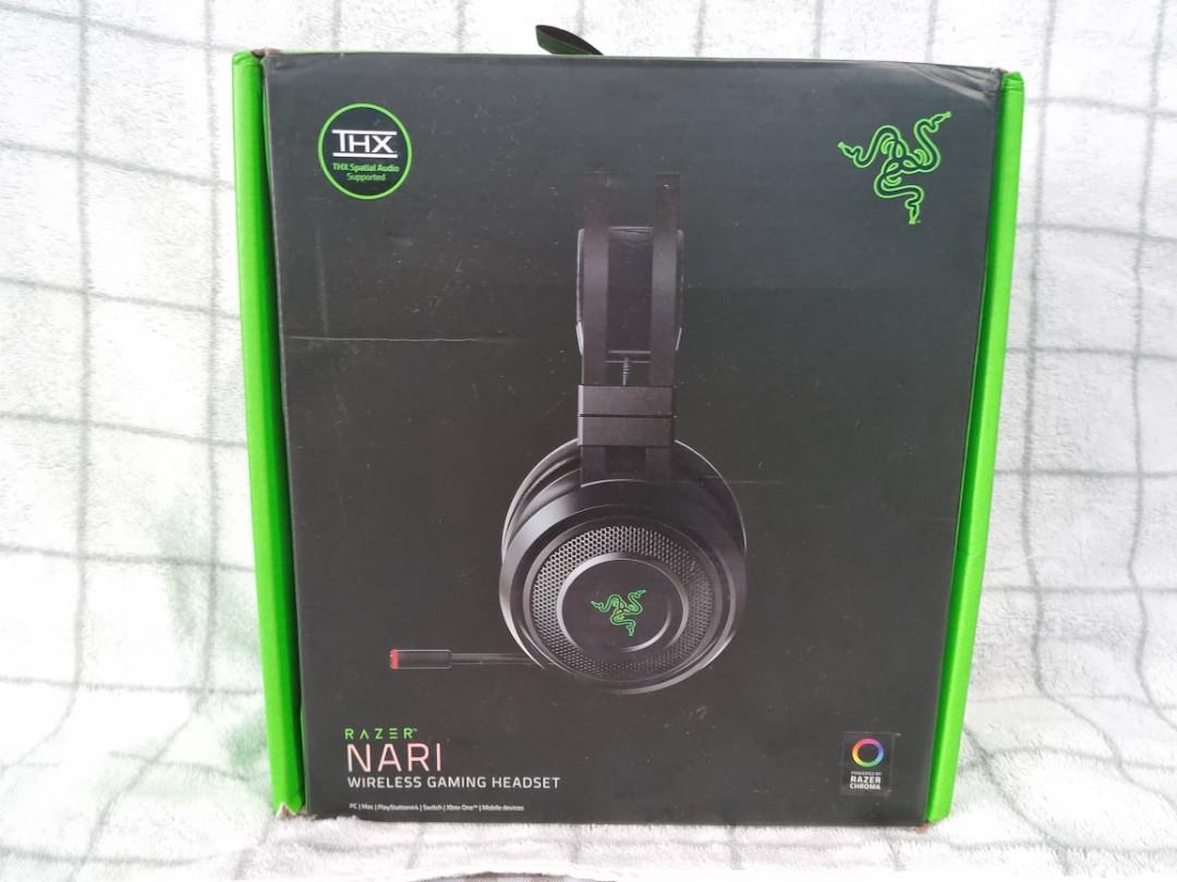 Razer Nari Gaming Wireless Gaming Headset Computers Tech Parts Accessories Other Accessories On Carousell