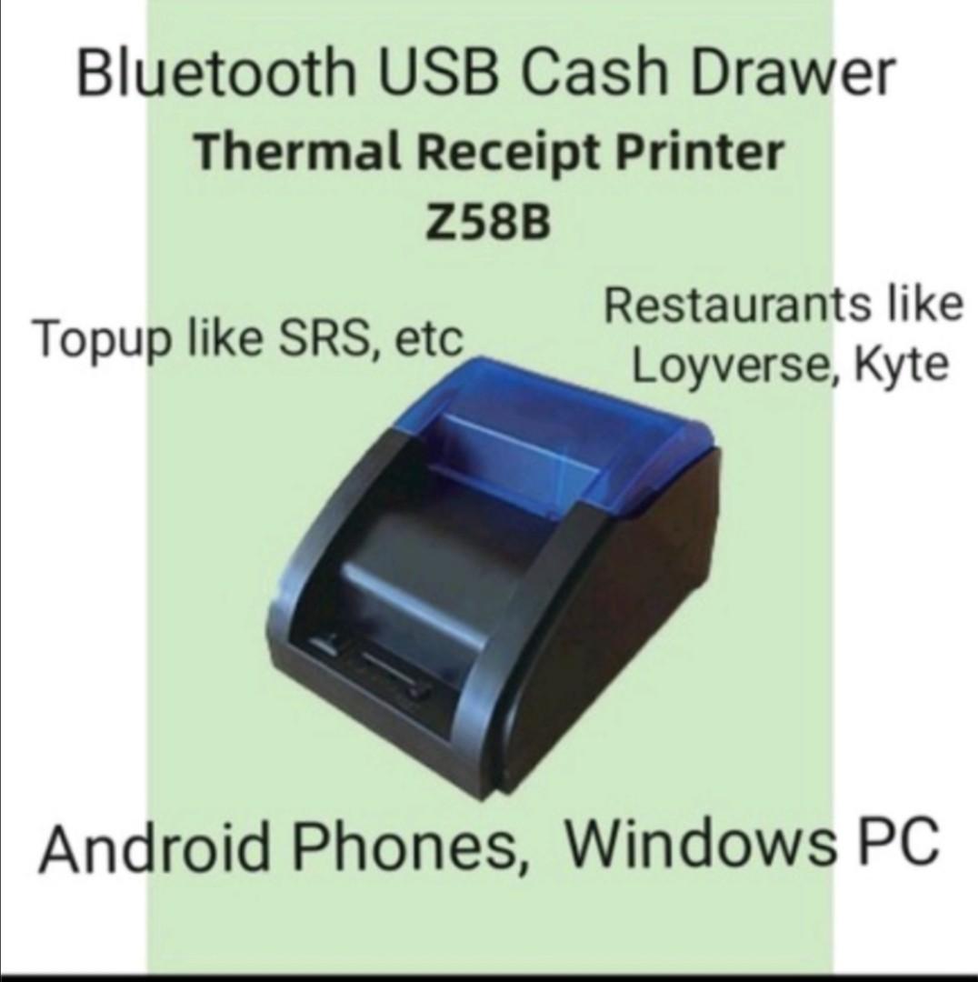 Showroom Demo Unit Receipt Thermal Printer Z58B Bluetooth, USB, and