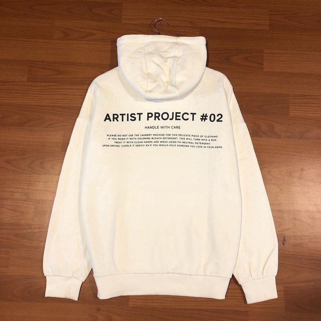 Jean michel basquiat hoodie white outlet