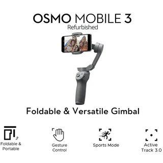 [SALE] DJI Osmo Mobile 3 Combo REFURBISHED Handheld Gimbal Stabilizer for Smartphones