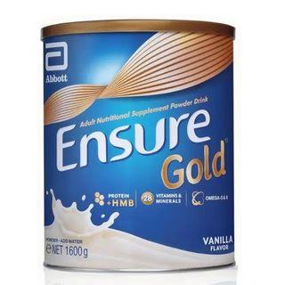 [SALE] ENSURE GOLD Vanilla 1.6Kg Exp march 2023