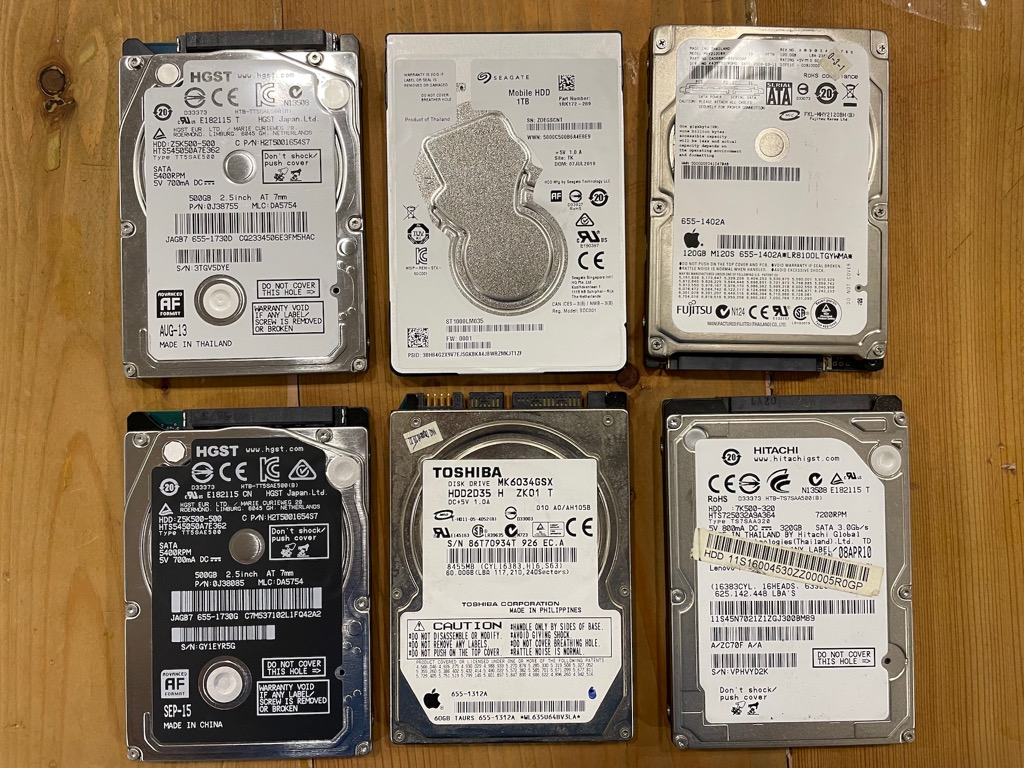 Hitachi HTS545032B9SA02 SATA 320GB HDD ハードドライブ 2.5 5400RPM ノートパソコン