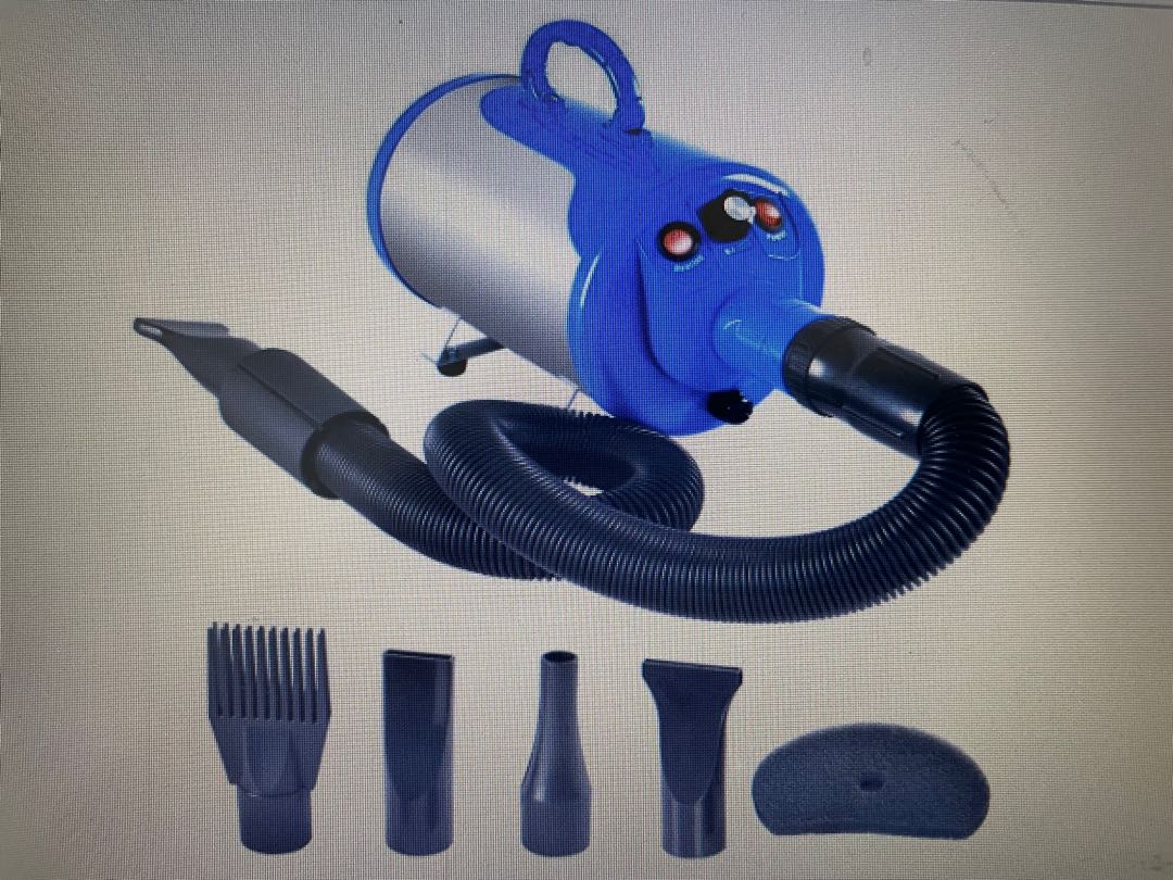 Shelandy 3.2 hp stepless adjustable speed pet best sale hair force dryer dog grooming blower with heater