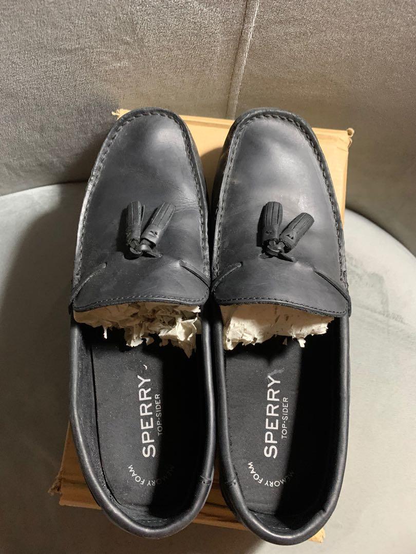 Sperry topsider wave driver tassel black Men s Fashion Footwear