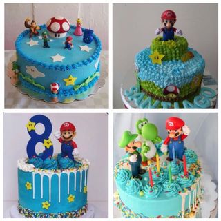Mario cakes/ Super Mario birthday cakes, Food & Drinks, Homemade Bakes on  Carousell