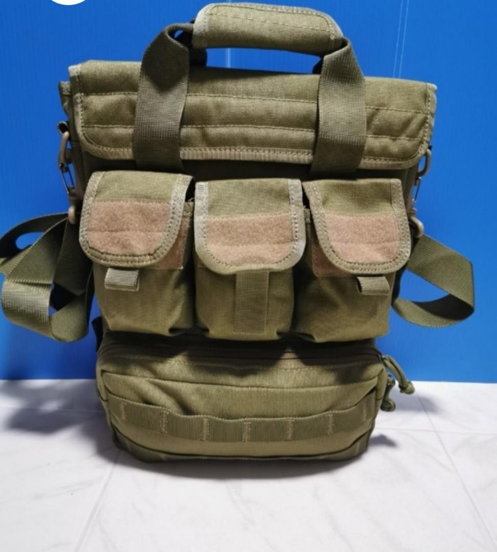 Tactical sling laptop bag( last pcs 18), Men's Fashion, Bags, Sling