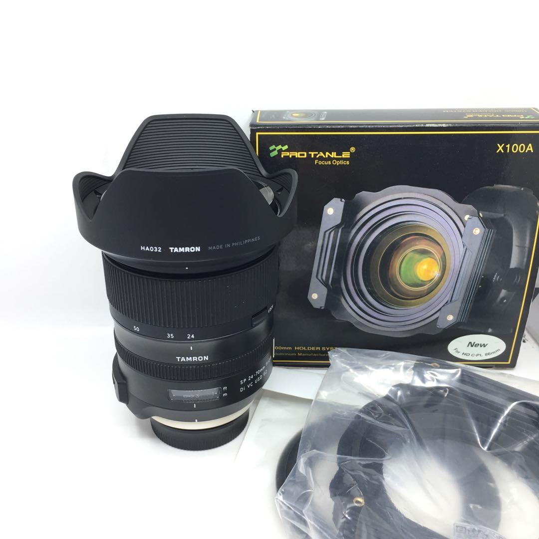Tamron SP 24-70mm F2.8 Di VC USD G2 For Nikon 連100mm Holder