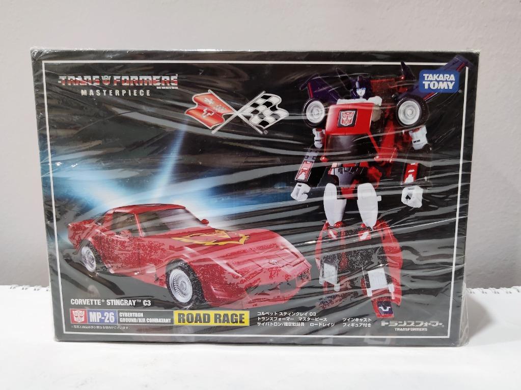 Takara Transformers Masterpiece MP-26 Road Rage Corvette Stingra C3 Kid Car Toy 