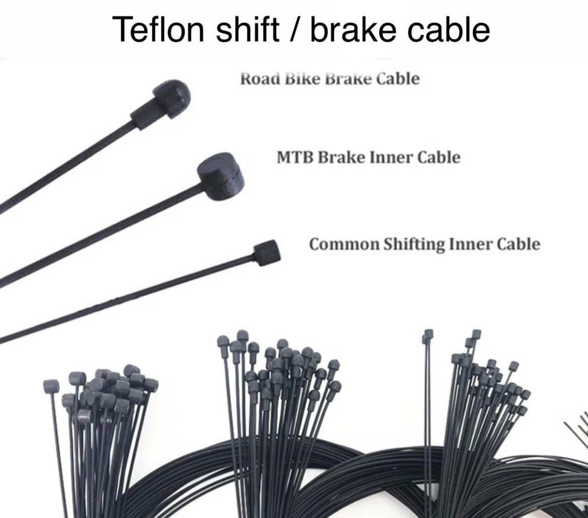 Teflon coated gear cable top