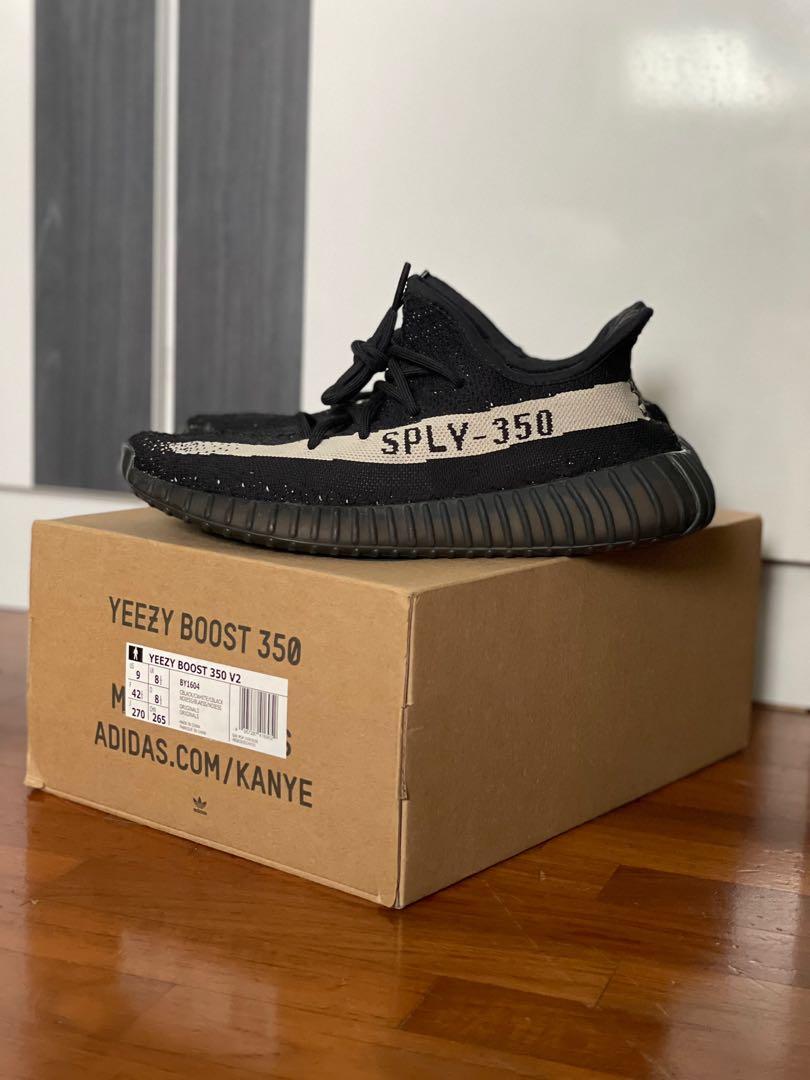 US9 Yeezy Oreo Men s Fashion Footwear Sneakers on Carousell