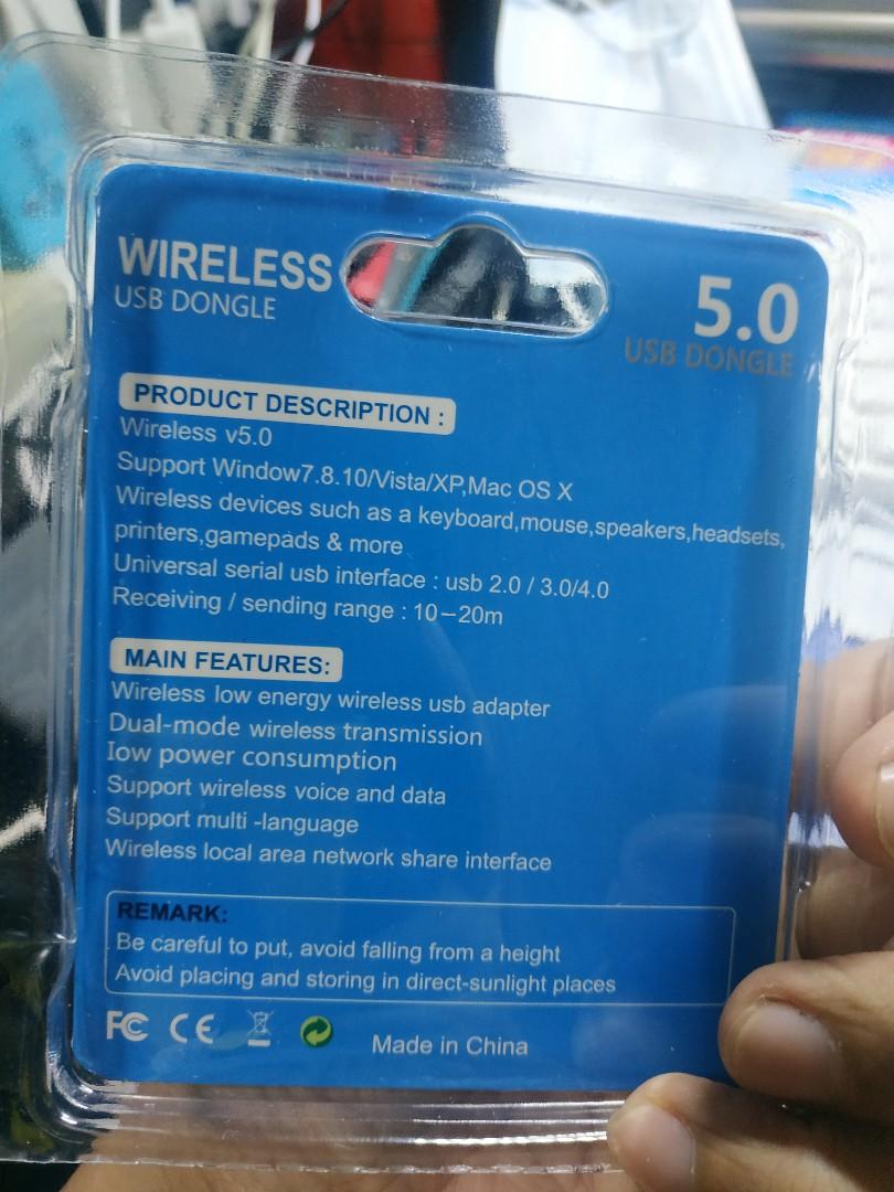 usb bluetooth dongle (Category: Networking) located in Mandaluyong City. Submitted by good_find_online_store (Listing ID 1147982009, Image 2). Description: bluetooth usb dongle 5.0 version compatible also to lower version plug and play brand new 7 days warranty.