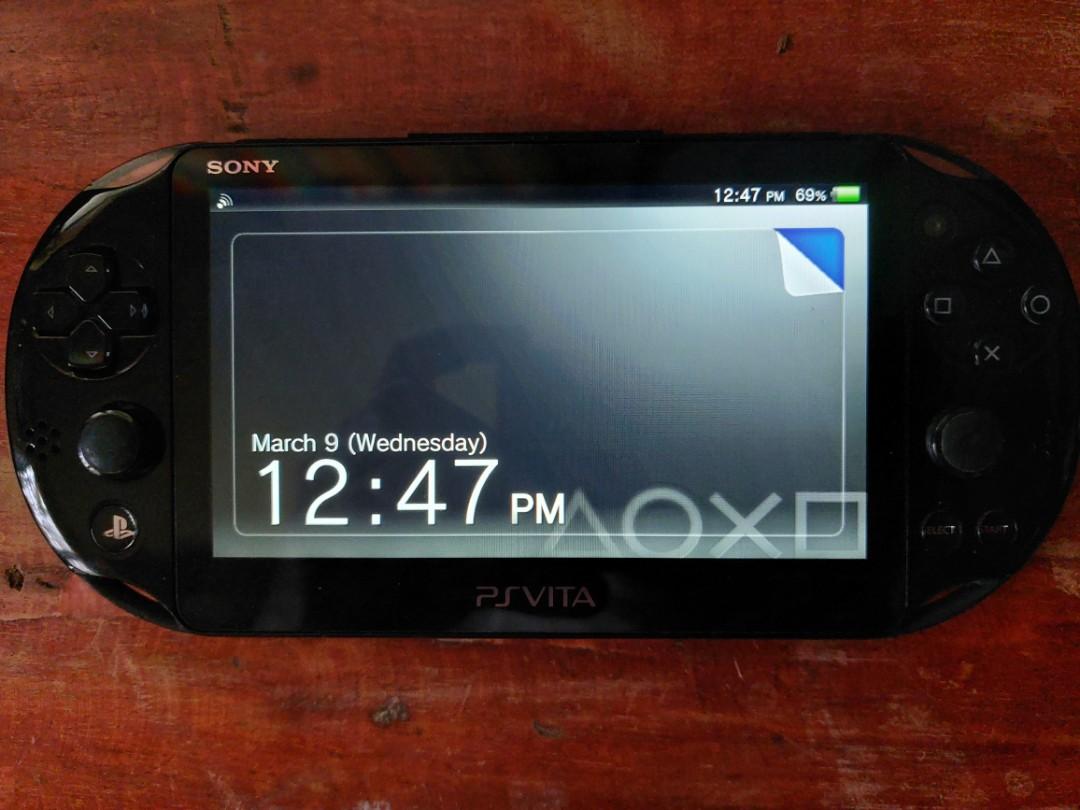 Used Psvita slim with games [relisted check description], Video Gaming