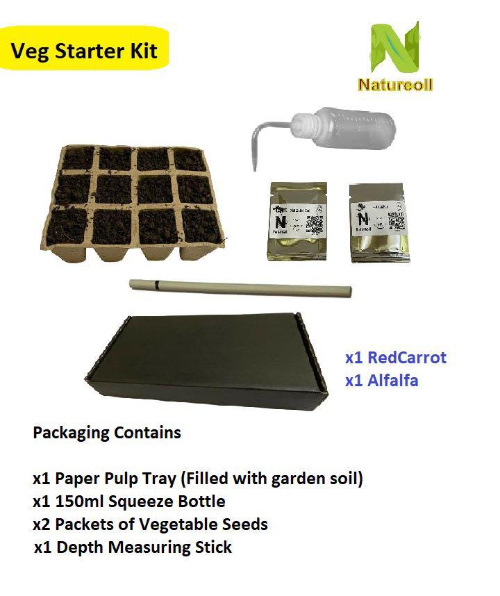 Vegetable Starter Kit (Category: Plants & Seeds) located in Singapore. Submitted by vegetableseedsnat (Listing ID 1147923740, Image 1). Description: Vegetable Starter Kit A simple kit to kick start the vegetable planting journey. Simply select the vegetable seeds of your choice. Do let me know your choice of seeds Item will be delivered to your place in approximately 3 working days. Using the measuring stick (Black line) to determine the depth to
