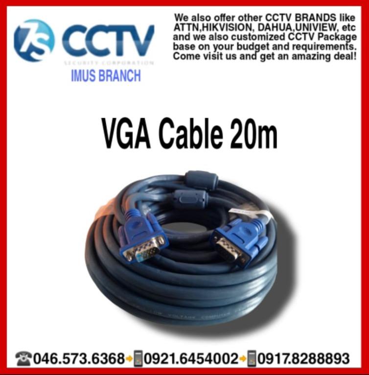 VGA CABLE 20m., Computers & Tech, Parts & Accessories, Cables