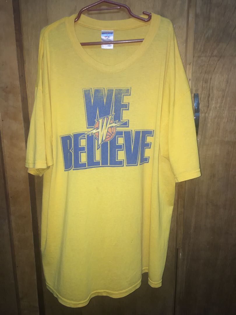Warriors we believe shirt clearance