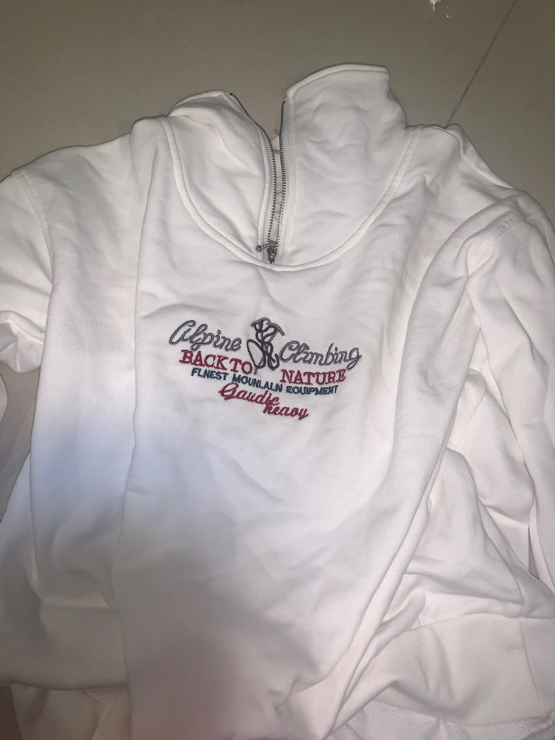 vintage half zip sweater