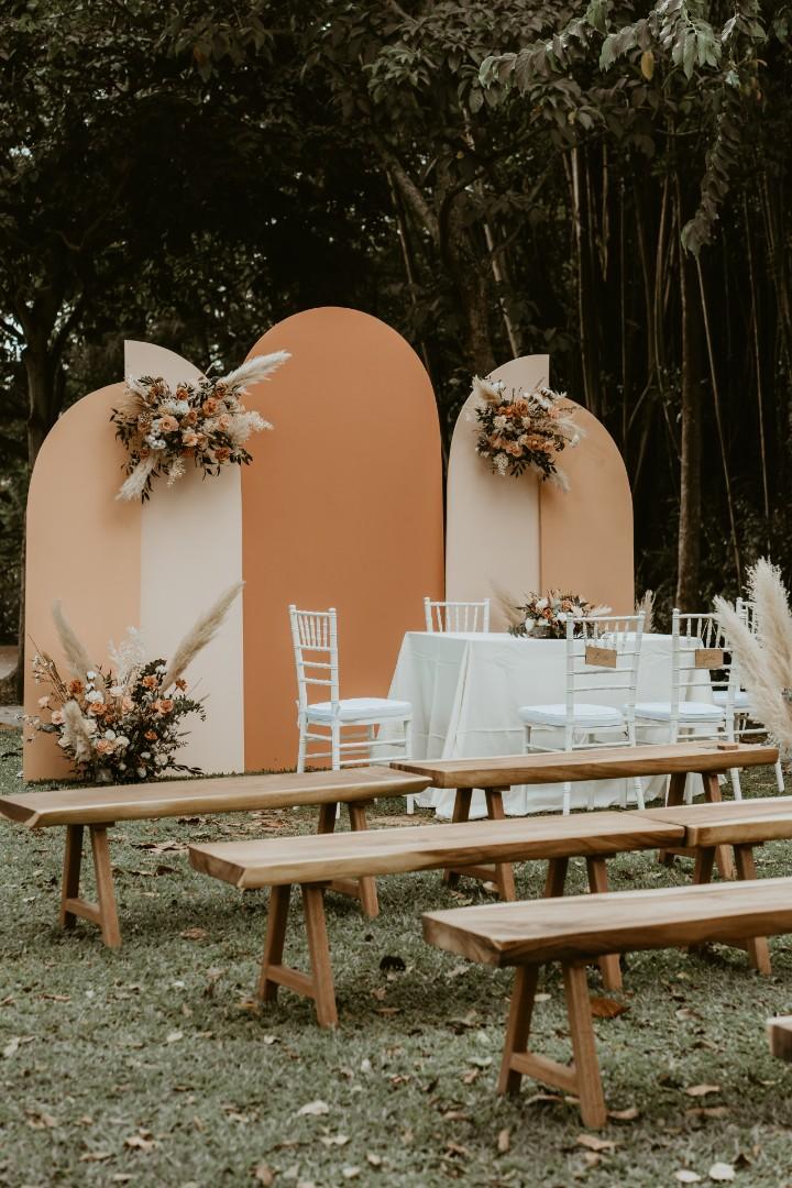 Wedding discount bench rental