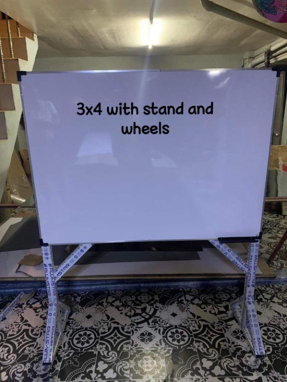 Whiteboard with stand ( Customized ) (Category: Office Furniture & Fixtures) located in Manila. Submitted by maryroseg. (Listing ID 1147897086, Image 3). Description: Thanks for trusting us for making and accomplishing your furniture needs for your office. For Inquiries and Further assistance, Please Call: Look For APOL. Globe: 09955768420 Viber: 09955768420 Tel No. : 8426-1604 Email: apolgallardo28@gmail.com INQUIRE NOW!.
