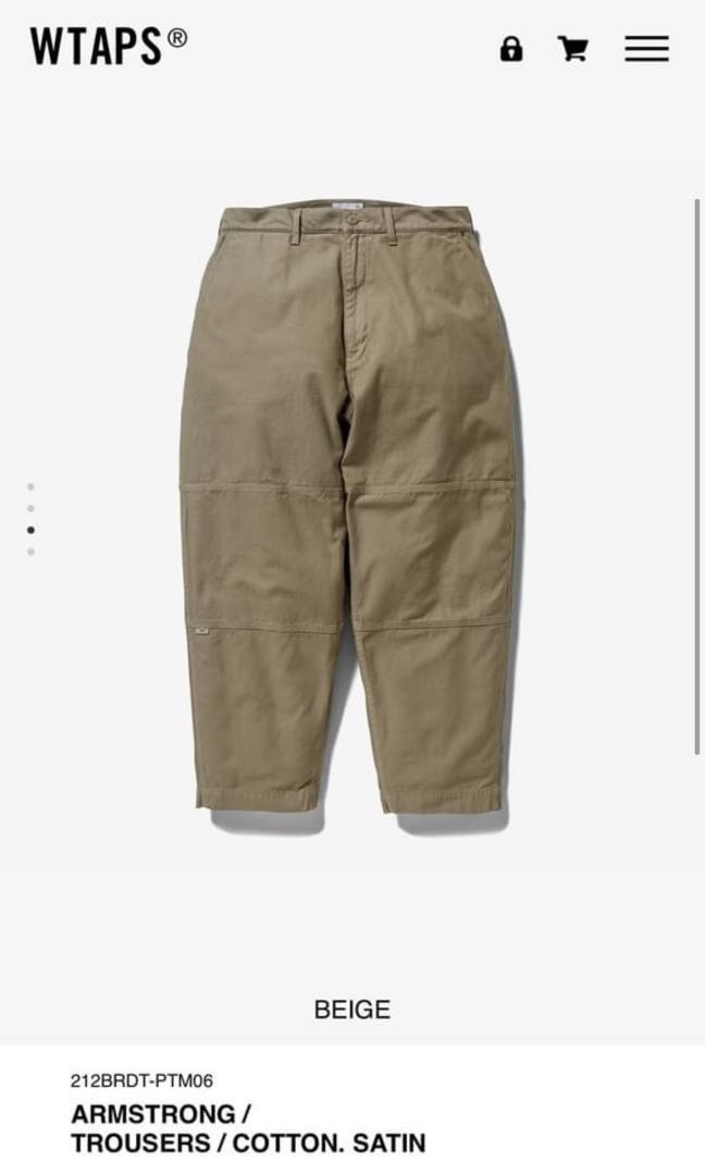 定価以下 L WTAPS ARMSTRONG TROUSERS CAMEL - ワークパンツ/カーゴパンツ