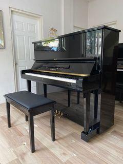 Yamaha U3E acoustic upright piano (With certificate from Japan)