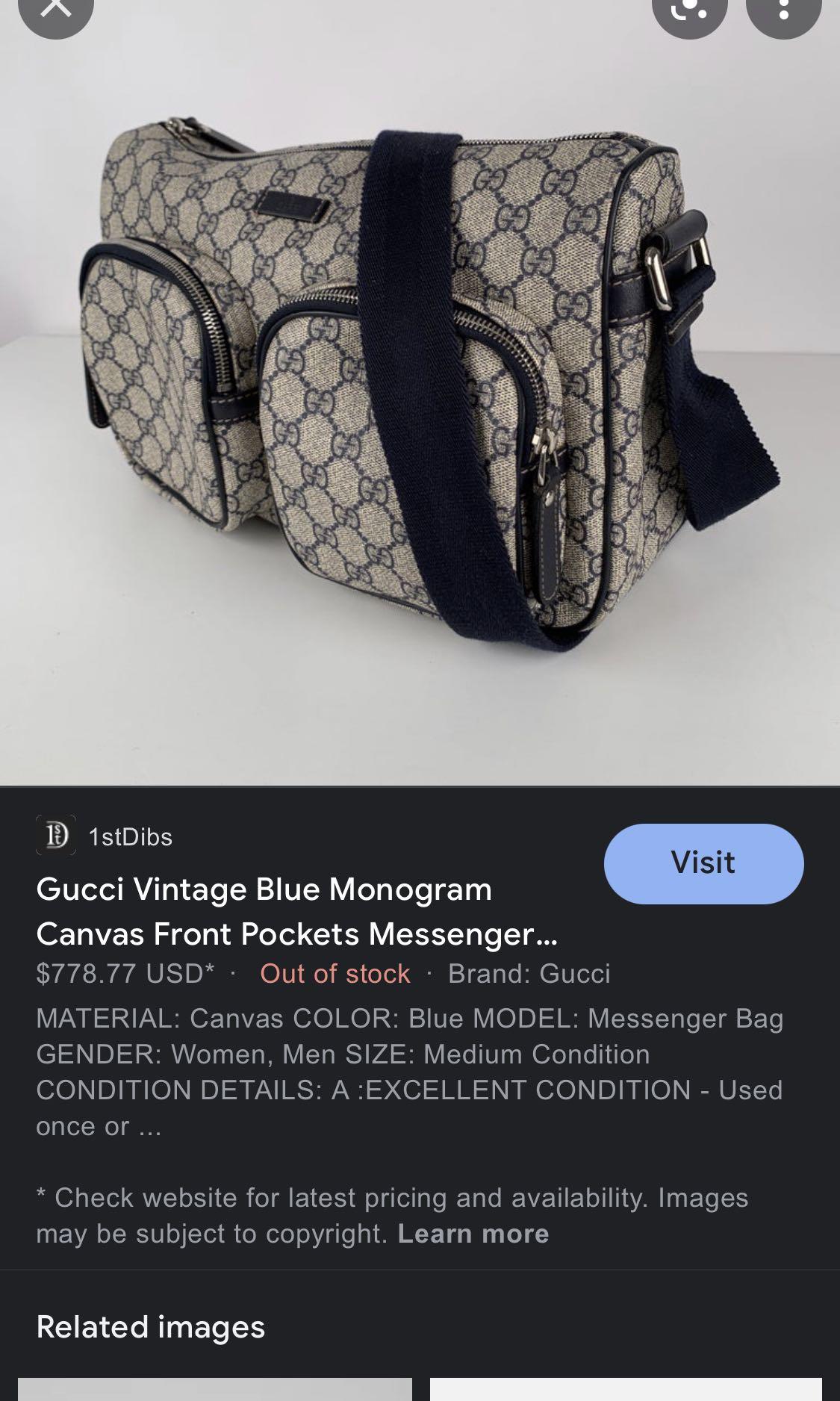 Louis Vuitton Utility Crossbody Bag Monogram Canvas at 1stDibs