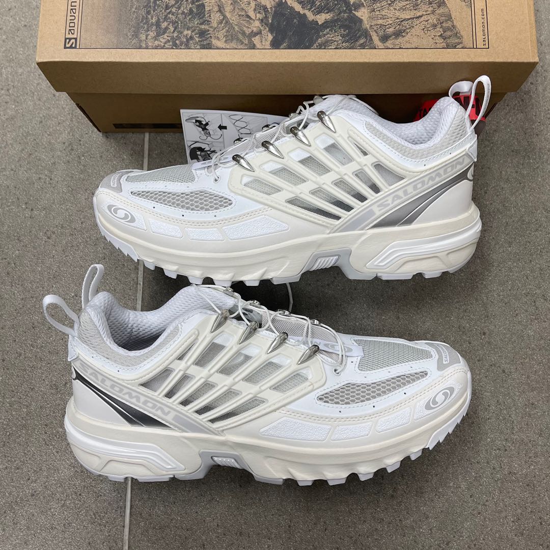 人気急上昇】 SALOMON cross advanced スニーカー 27.5 white - 靴