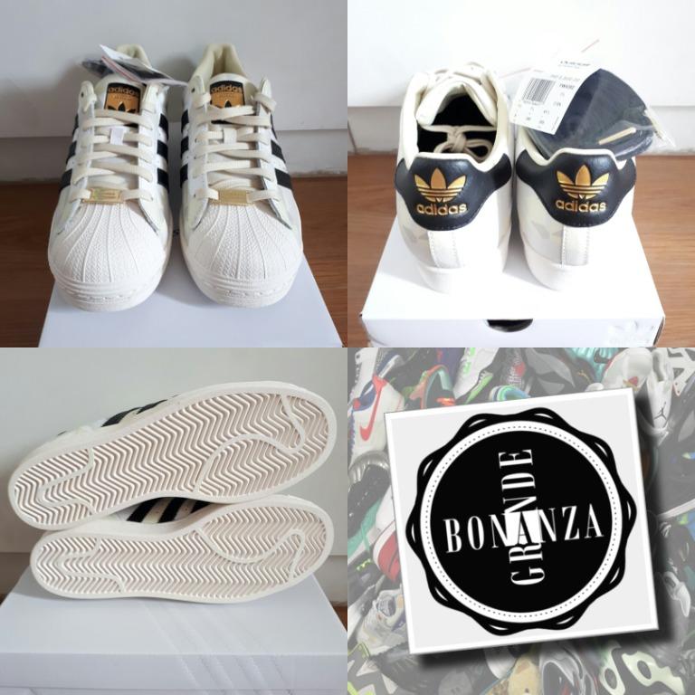 Adidas superstar black and white shell toe trainers - Vinted