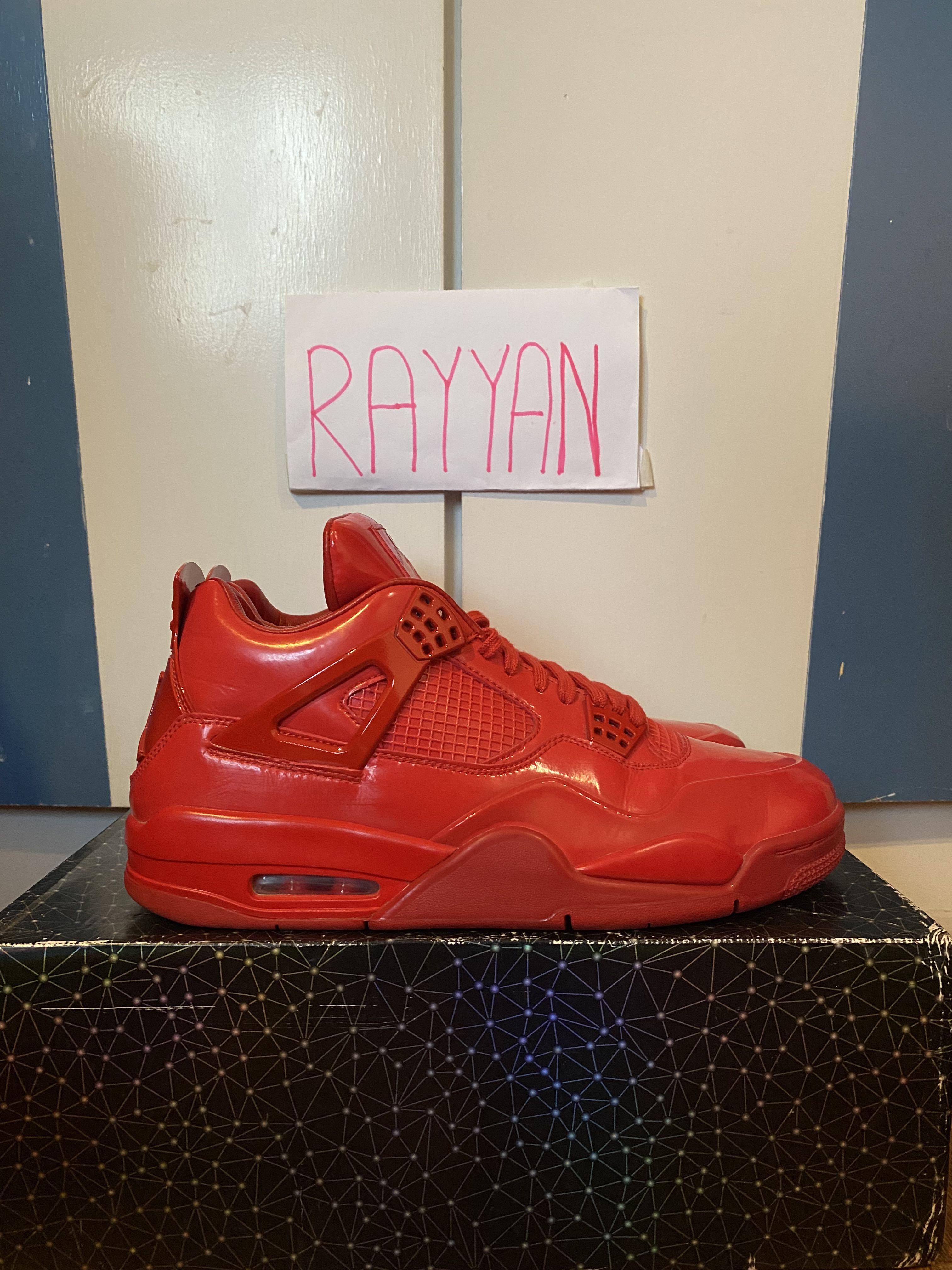 RAYA SALE Jordan 4 11lab4 Red Patent Leather Men s Fashion