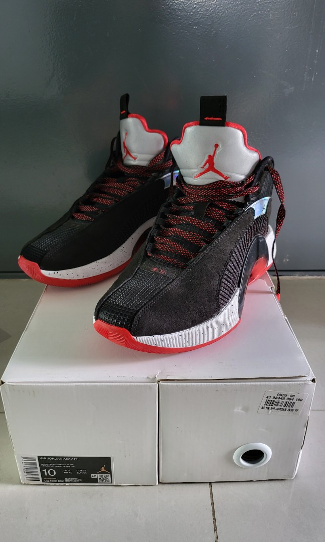 Air Jordan XXXV US10 / UK9 / EURO44 Shoes, Men's Fashion, Footwear,  Sneakers on Carousell