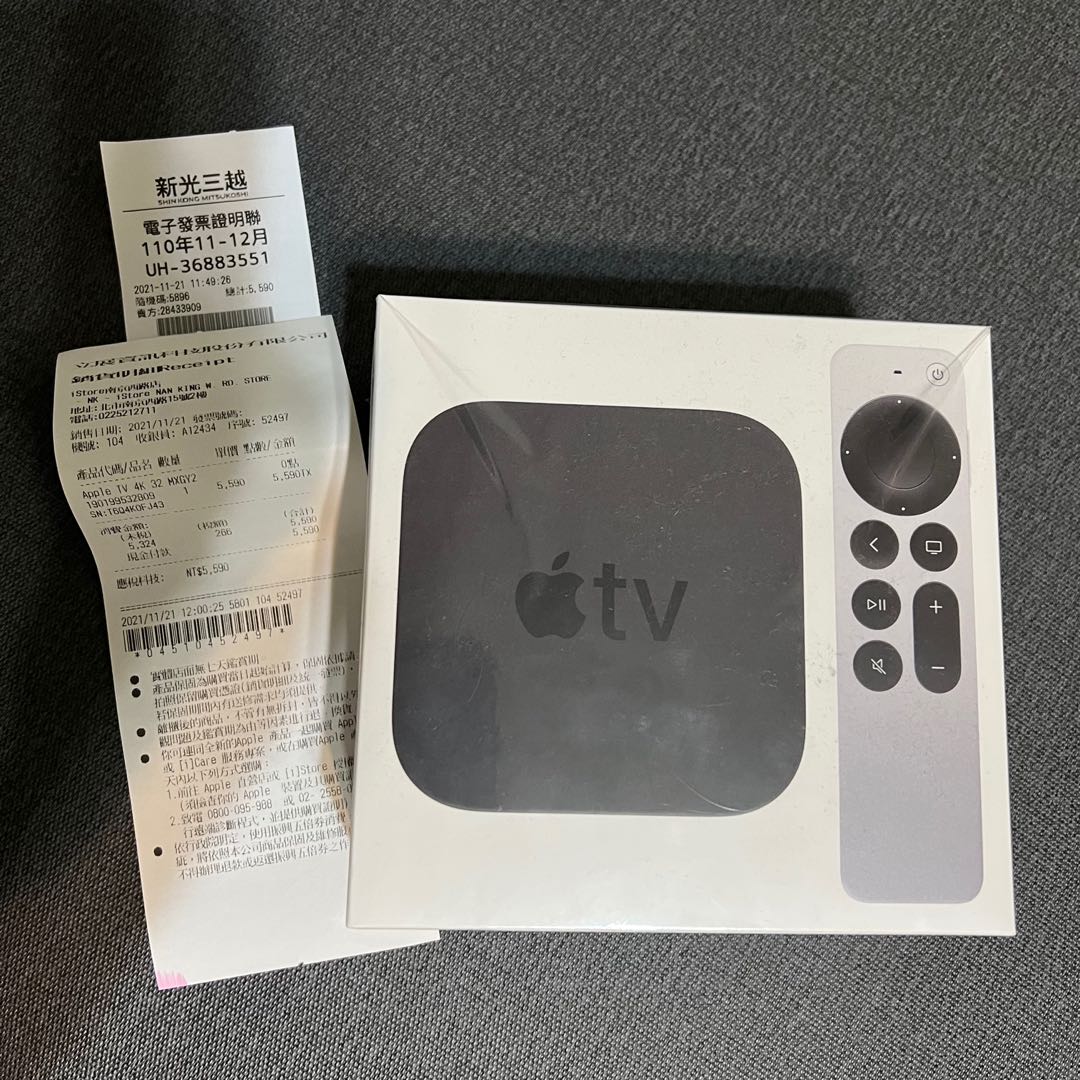 apple tv 4k 32gb 蘋果機上盒電視盒, 電視及其他電器, 電視及其他電器