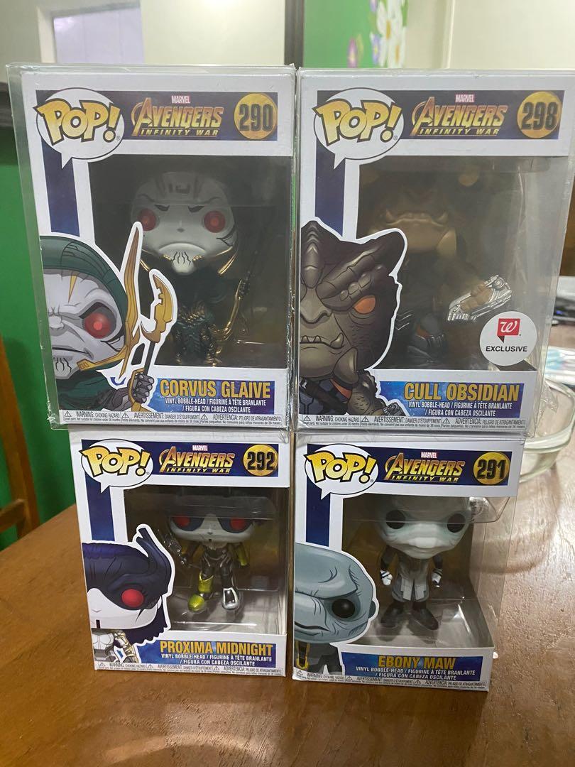 Black order full set Funko Pop