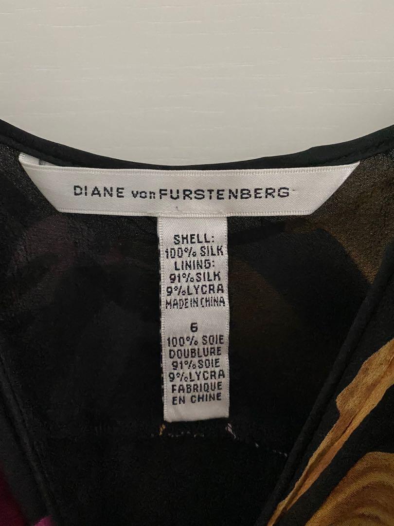 Top Diane Von Furstenberg 100% Soie Taille M - Occasion Très Bon état Rose