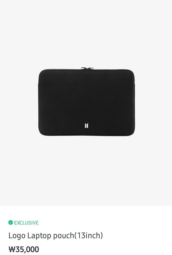 bts laptop pouch