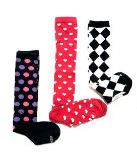 Socks Kids 3 pcs. for p280 /darlington / tictactoe / used once /thick