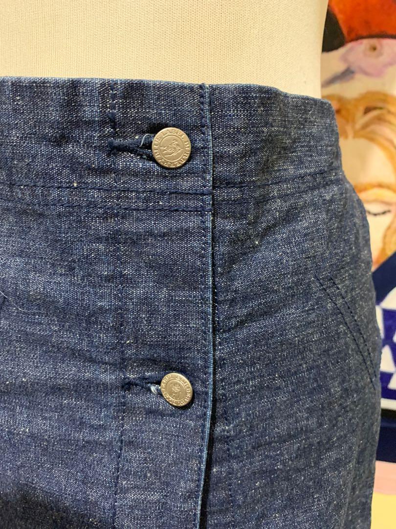 Burberry Denim Skirt, Luxury, Apparel on Carousell