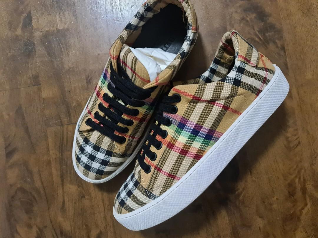 Rainbow discount burberry shoes