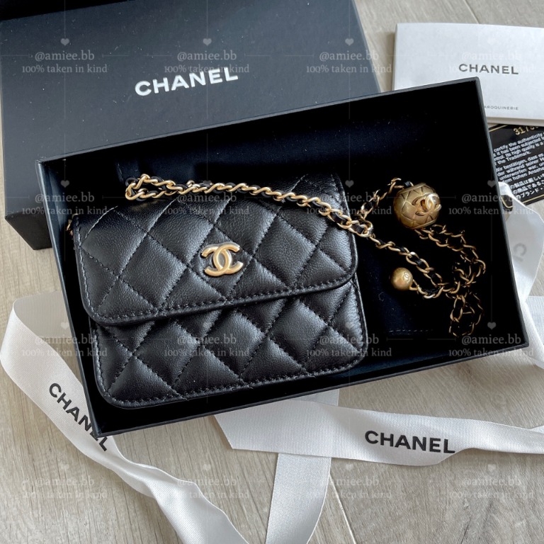 chanel woc as belt bag