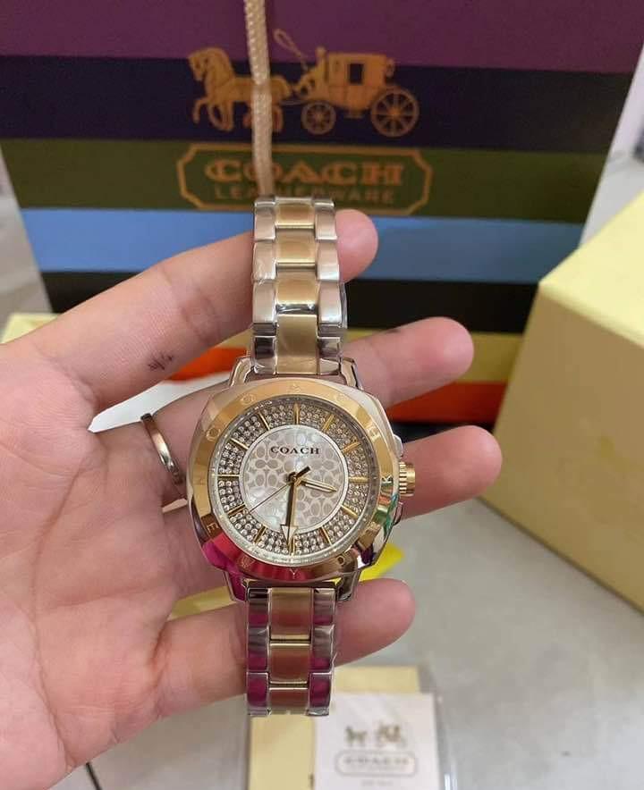COACH TWO TONE AUTHENTIC WATCH Women s Fashion Watches Accessories Watches on Carousell