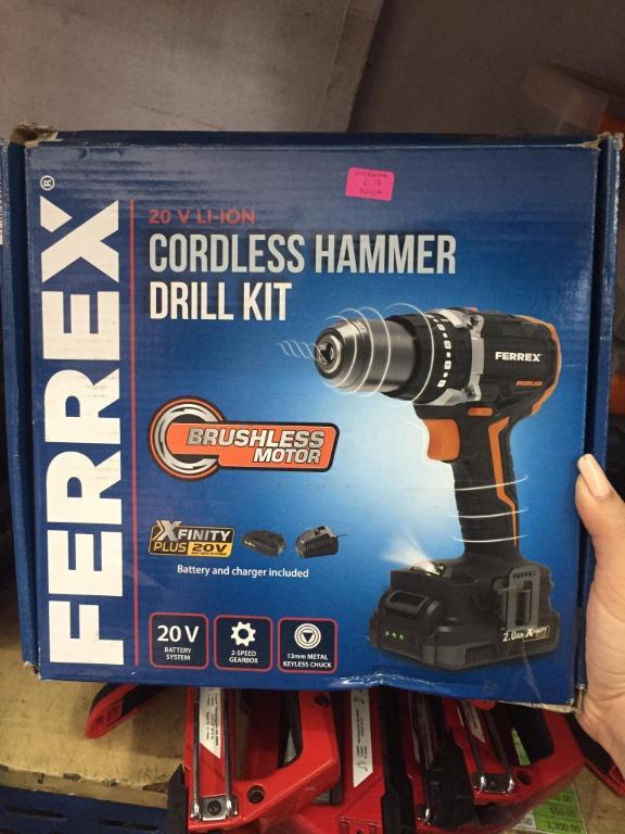 Cordless Hammer Drill Kit Brushless (Category: Home Improvement Tools & Accessories) located in San Pedro. Submitted by aus-plus (Listing ID 1152398935, Image 2). Description: Cordless Hammer Drill Kit Brushless Price: 3,500 Features: Variable speed trigger Max torque 50Nm 13mm keyless chuck 2.0Ah 20V Battery x 1 and charger x 1 included PLEASE READ FULL DETAILS BELOW: All items are from Australia SURPLUS/USED or BRAND NEW Tested and Working MODE