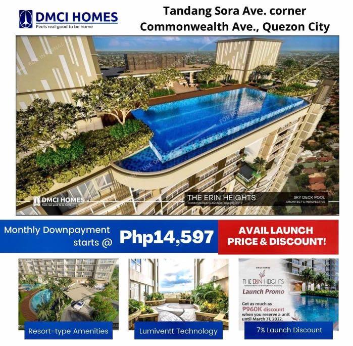 DMCI Newest Condo for Sale Preselling in Quezon City QC Commonwealth