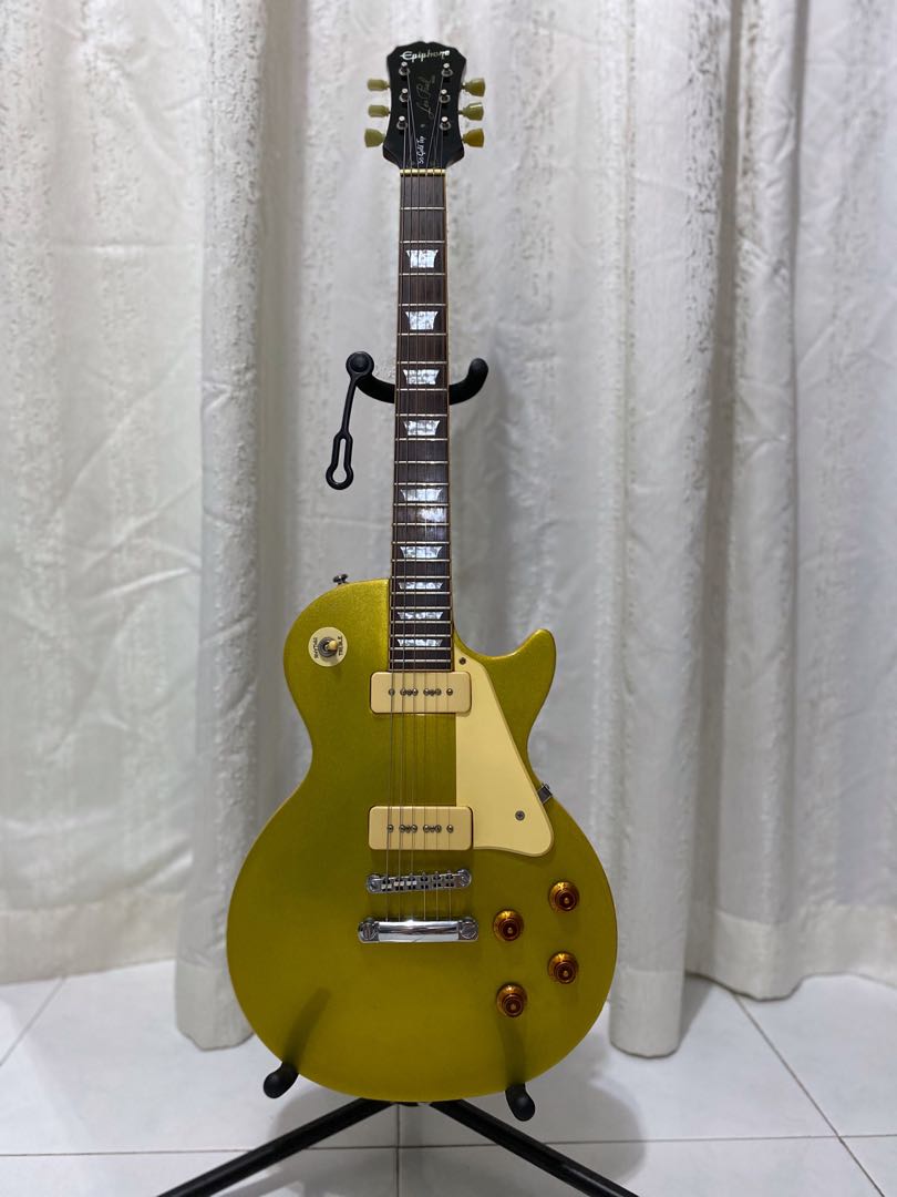 Epiphone Les Paul Gold top P90, Hobbies & Toys, Music & Media