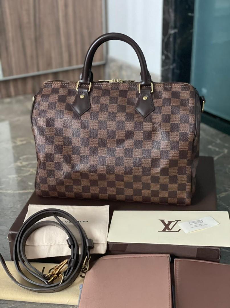 Fast Sale Preloved Speedy Bandou 30 In Damier Ebene ada HS