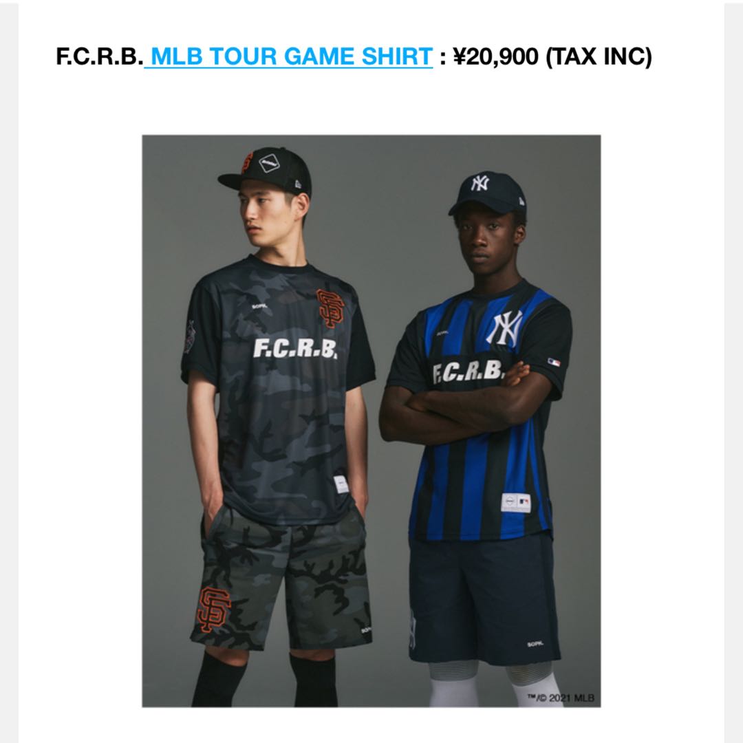 F.C.R.B. MLB TOUR L/S PRE MATCH TOP ネイビードジャース - Tシャツ ...