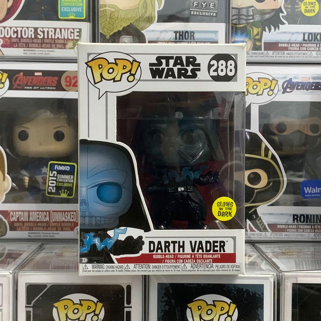 Funko pop darth vader electrocuted glow in the dark clearance