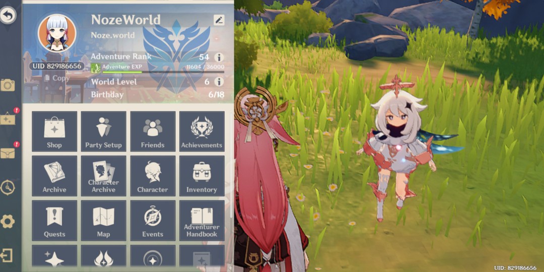 Genshin Account Ar 54 Video Gaming Gaming Accessories Game Gift Cards Accounts On Carousell