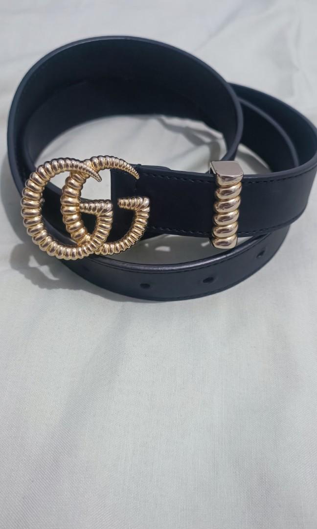 GUCCI BUCKLE LEATHER BELT ORIGINAL 