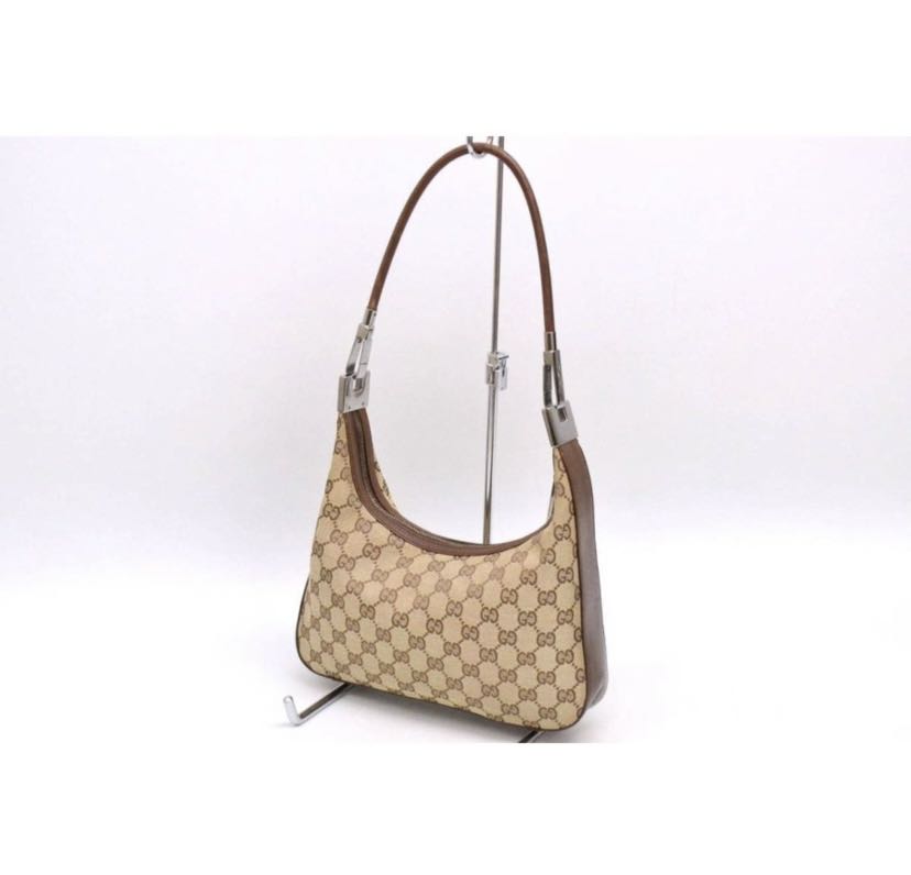 Authentic Gucci Monogram Hobo Bag, Luxury, Bags & Wallets on Carousell