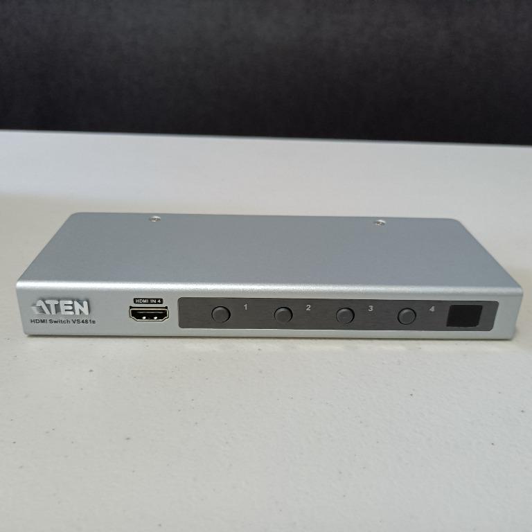 HDMI Switcher 4K 4x1 with Remote Control ATEN VS481B (Category: Other Accessories) located in Muntinlupa City. Submitted by br_shred (Listing ID 1152414260, Image 1). Description: ATEN VS481B HDMI Switch/HDMI Switcher with Remote Control Brand new, 2 units on hand, never used only opened to take pictures of it. Specificarions: - HDMI Input: 4 ports (Max distance: 3m @3840x2160@30 (4:4:4)), - HDMI output: 1 port (max distance: 15m @3840x2160@30 (4