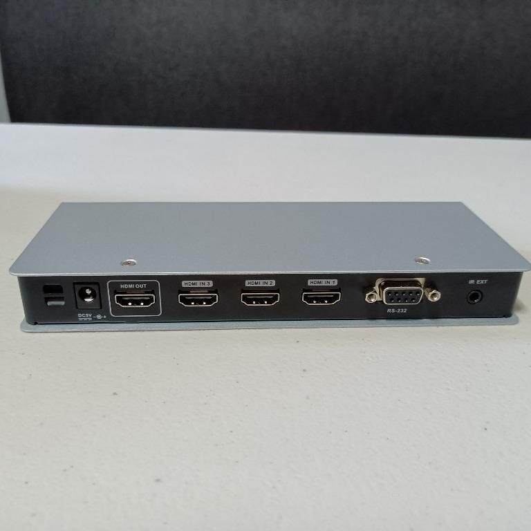 HDMI Switcher 4K 4x1 with Remote Control ATEN VS481B (Category: Other Accessories) located in Muntinlupa City. Submitted by br_shred (Listing ID 1152414260, Image 2). Description: ATEN VS481B HDMI Switch/HDMI Switcher with Remote Control Brand new, 2 units on hand, never used only opened to take pictures of it. Specificarions: - HDMI Input: 4 ports (Max distance: 3m @3840x2160@30 (4:4:4)), - HDMI output: 1 port (max distance: 15m @3840x2160@30 (4