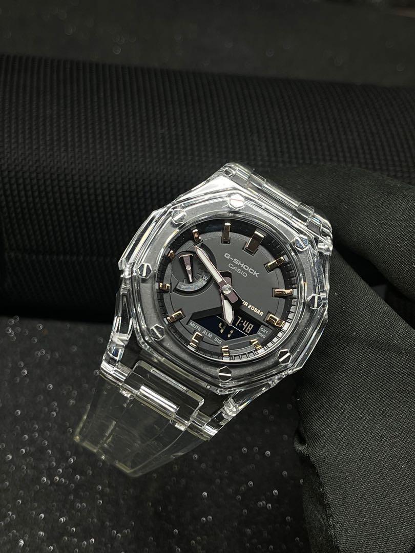 G shock womens top black and rose gold